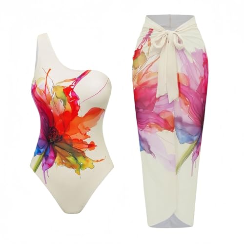 Maillot de bain 2 pièces pour femme respirant et tenue de plage florale