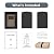 Decormax Heavy Duty Dog Door for Wall, Energy Efficient Doggie Door with Aluminum Frame, Telescoping Tunnel, Double Magnetic Flaps and Two Sliding Lock Panels, Easy to Install, Black, Large