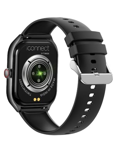 Image of TIMEX iConnect Calling Max 2.01 inch(5.1cm) Display with Functional Crown and BT Calling Smartwatch for Unisex - TWIXW1300T