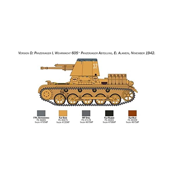 Italeri 6577S 1:35 Ger. Panzerjäger I, Modellbau, Bausatz, Standmodellbau, Basteln, Hobby, Kleben, Plastikbausatz… – Bild 8
