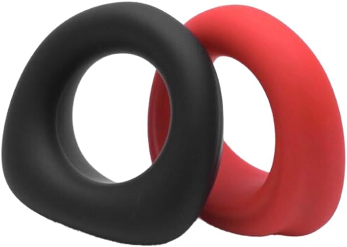 Stretchy Silicone Male Enhancer 2-Pack for Prolonged Delay and Size Enhancement