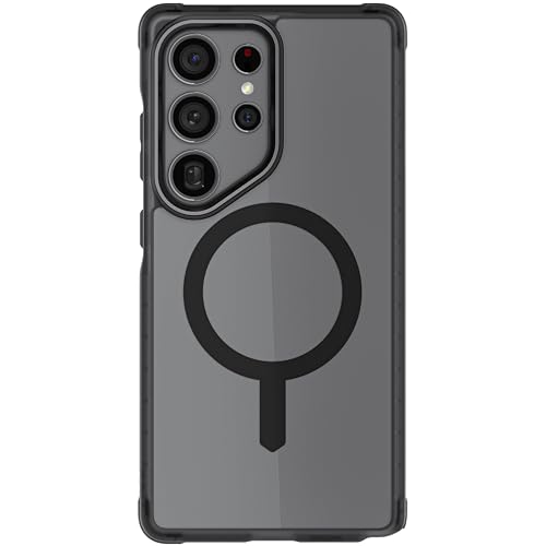 Image of Ghostek Covert S25 Ultra MagSafe Case Clear with Magnetic Ring, Slim Thin Military Grade Shockproof Phone Cover Compatible with 2025 Samsung Galaxy S25Ultra (6.9 inch) (Smoke Matte)