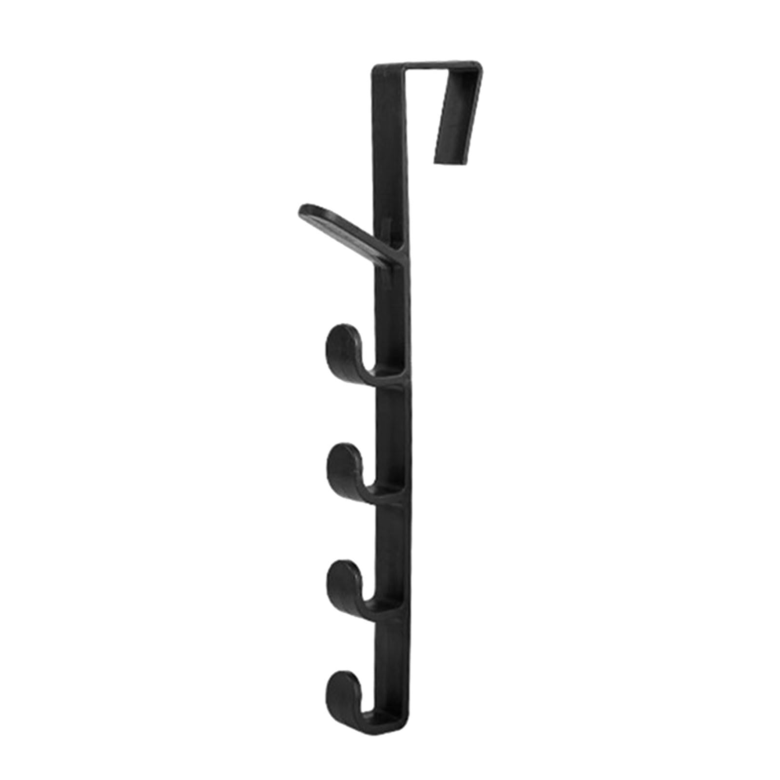 PLCPDM Space Saving 6 Prong Door Hanging Hook for Jackets Bags Multifunctional Strong Adhesive Towel Hanger for Bathroom Door Storage Solution