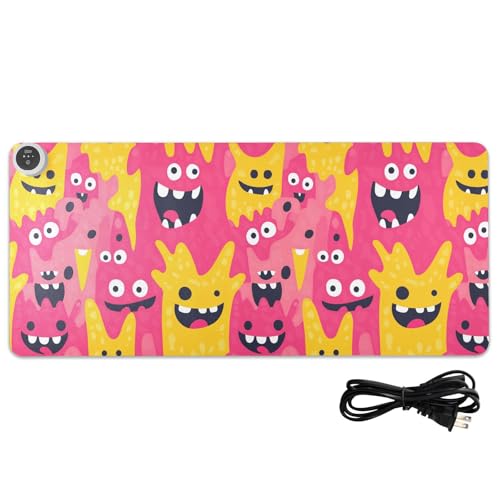 Tapis de souris chauffant 80x33 cm pour garder vos mains au chaud au bureau