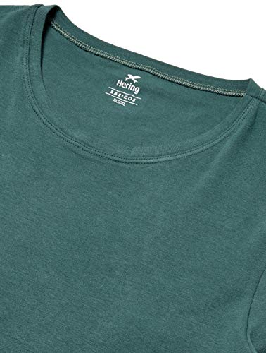 Camiseta Básica, Hering, Feminino, Verde, P