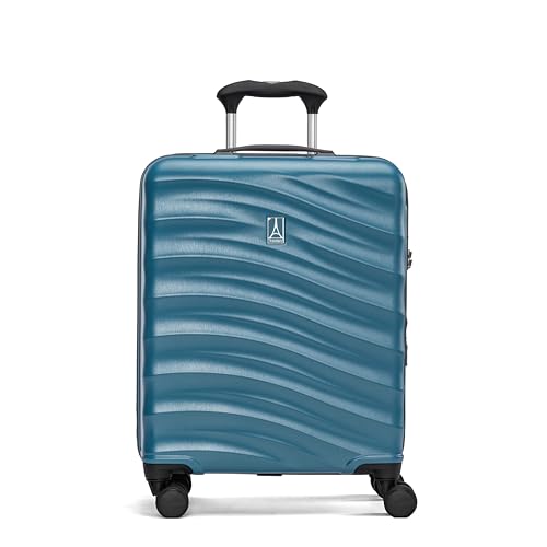 Image of Travelpro Maxlite Air V2 Hardside Expandable Carry on Luggage, 8 Spinner Wheels, Lightweight Hard Shell Suitcase, TSA lock, Teal, International Carry On 18-Inch