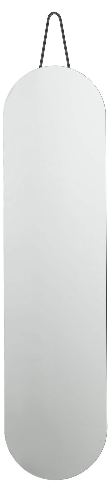 Zone Denmark A-Wall Mirror Wandspiegel, Ganzkörperspiegel, 120 x 30 cm, Schwarz