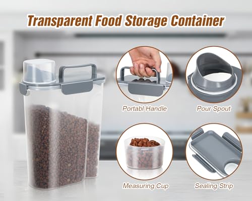 Contenedor de comida para gatos TBMax de 5L en plástico Premium 5