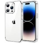 JETech Case for iPhone 14 Pro Max 6.7-Inch, Non-Yellowing Shockproof Phone Bumper Cover, Anti-Scratch Clear Back (Clear)