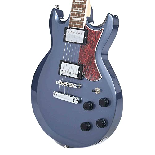 Ibanez Ax 6 String Solid-Body Electric Guitar, Right, Baltic Blue Metallic, Full (Ax120Bem) #TOP1