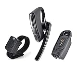 HYS Multipin Wireless Earpiece, Two Way Radio Bluetooth Earpiece/Headset with a Finger PTT for...