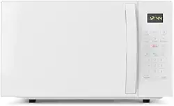 Micro-ondas de 33 litros - branco, alta potência de 1400 W, interior antiaderente para facilitar a limpeza, cozedura rápida, ideal para famílias numerosas, 220 V, design elegante (127V)