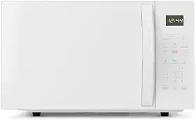 Micro-ondas de 33 litros - branco, alta potência de 1400 W, interior antiaderente para facilitar a limpeza, cozedura rápida, ideal para famílias numerosas, 220 V, design elegante (127V)