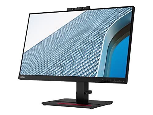 Lenovo ThinkVision T24v 20 Écran LED 24 23.8 visualisable 1920 x 1080 Full HD @ 60 Hz IPS 250 cdm² 1000:1 4 ms HDMI VGA DisplayPort haut parleurs corbeau ... - vue 4