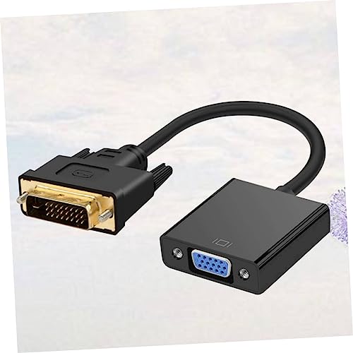 Veemoon 2 Unidades adaptador dvi macho para vga fêmea adaptador dvi-d para vga ativo conversor dvi m
