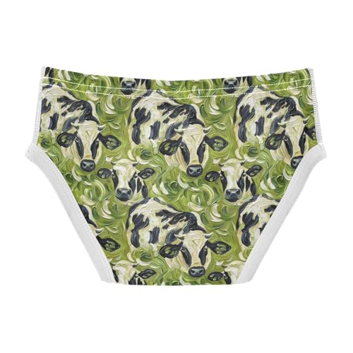 visesunny Boys Cotton Underwear Oil Cow Pattern Printed Toddler Soft Training Briefs Size 2T-8Y for Kids2