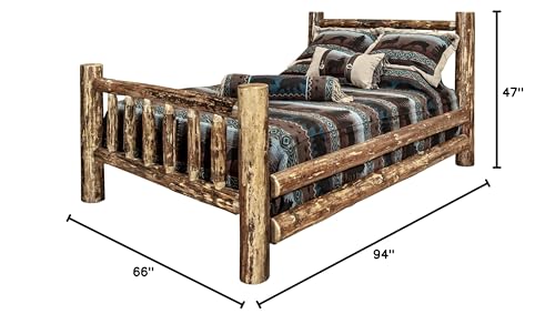 Montana-Woodworks-Glacier-Country-Collection-Bed-Sleigh-Queen-US-Standard-Stain-Clear-Lacquer-Finish Montana Woodworks Glacier Country Collection Bed Sleigh Queen US Standard Stain Clear Lacquer Finish