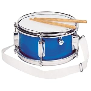 Goki Blaue Snare-Drum Spielmannszugstrommel 14015