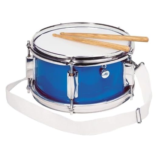 Goki- Tambor de Juguete, Color Azul (14015)