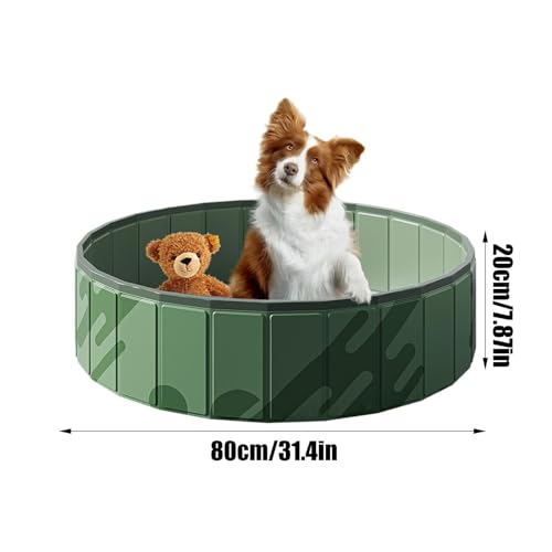 Piscina de cães, piscina dobrável para cães,Tuba de Kiddie para ao ar livre | Piscinas cachorrinhos