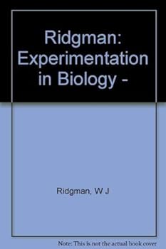 Paperback Experimentation in Biology: An Introduction to Design and Analysis Book