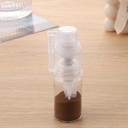 Botella pulverizadora polvo 2 piezas portátil miniatura 6