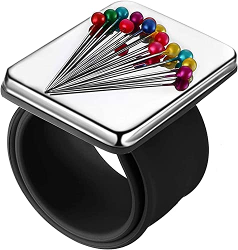 Magnetisches Nadelkissen-Armband – Praktisch Für Näharbeiten Und Friseurbedarf, Schwarz