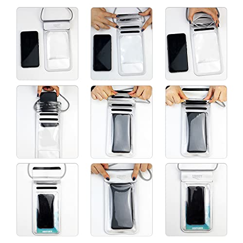 Image of Lucky Fish Finder Waterproof Case Portable Water Resistant Mobile Bag Handheld Dry Bag Lightweight