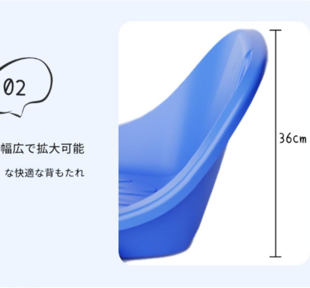 スノーボード、大きな背もたれ、親子二人乗り、そり、草スキー、砂スキー、ブレーキとプルロープ、スノーボールクリップ付き