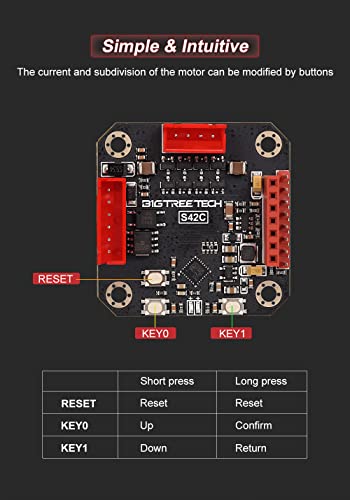 Image of BIGTREETECH S42C V1.1 High Speed Closed Loop Driver Control Board 42 Stepper Motor Prevent Multi-Step and Losing Steps with Low Heat Generation for 3D Printer (S42C V1.1+Metal Protective Cover+Motor)