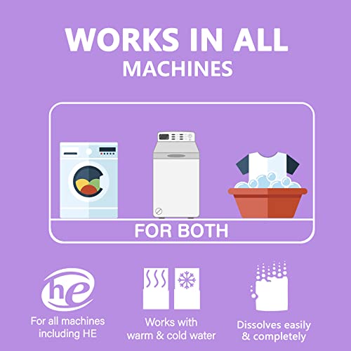 Yealir Laundry Detergent Sheets - 160 Loads Eco-Friendly Laundry Sheets - Lavender - Biodegradable Plastic Free Liquidless Laundry Strips,Cruelty-Free Non-Irritating Safe For Sensitive Skin #TOP5