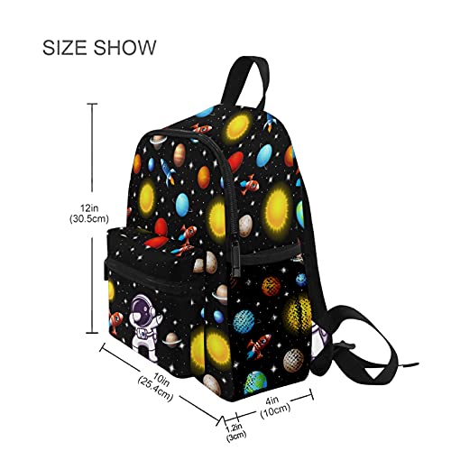 Kids Toddler Backpack Space Solar System School Backpack For Boys Girls Kindergarten Preschool Bookbag With Safety Reflective Strap #TOP7