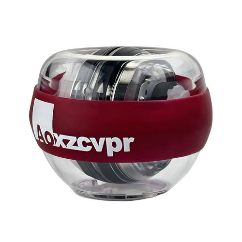 Aoxzcvpr Power Wrist Ball with LED, Angela Red