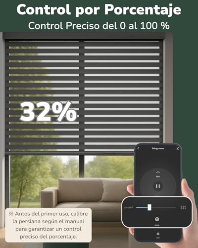 LoraTap control Wi-Fi para persianas & venecianas motorizadas – ajuste 0–100%, control por voz con Alexa, compatible con interruptor de 2 botones, pack de 4, 2,4 GHz, 300 W - imagen 3