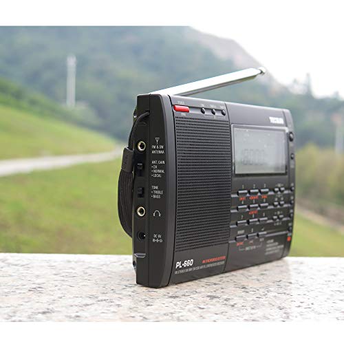 TECSUN PL-660 draagbare kortegolf FM/AM wereld radio compacte ontvanger zwart (UK-PL660-zwart)) - Image 7