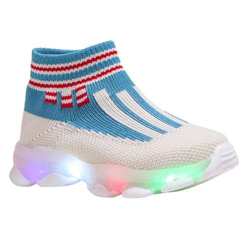 Garneck LED Leucht-Sneaker Atmungsaktive Sockenschuhe mit...