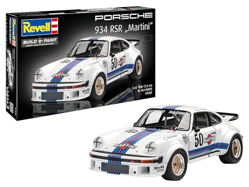 Revell 07685 Maquette de Voiture Porsche 934 RSR 'Martini Racing', échelle 1/24