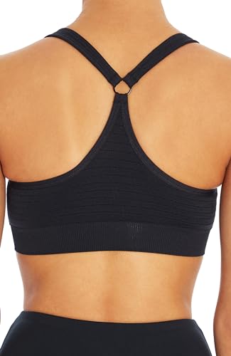 Image of Marika Women's Johanna Molded Cup Seamless Sports Bra, Black, X-Large