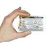 ReferenceReady Outdoor Knots Pocket Guide - Waterproof Knot Tying Cards with Mini Carabiner, 22 Rope Knots for Camping, Backpacking, Scouting and Wilderness Survival