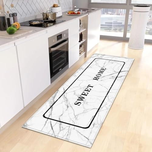 Tapis de cuisine moderne 100x140cm antidérapant pour decoration de sol du salon