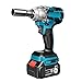 SHZICMY Akku Schlagschrauber 18V, Ratschen Akkuschrauber 520Nm 1/2'' Kompatibel mit 18-Serie Makita Akku