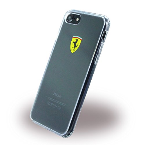 Ferrari fehc p7bk PC/Protection en TPU Racing Shield pour Apple iPhone 7 Noir