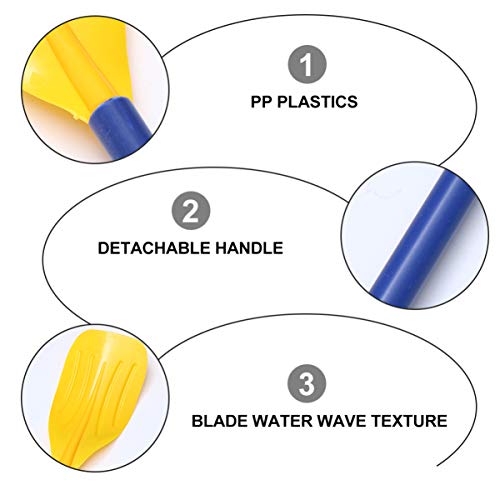 FAVOMOTO 1 par Caiaque Remos Barco Remos Barco Plástico Destacável Remo para Barcos Infláveis ??Barc