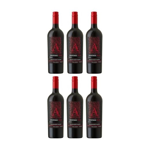 Apothic Wines Red Rotwein Rot Halbtrocken Vereinigte Staaten inkl. FeinWert E-Book (6 x 0.75 l)