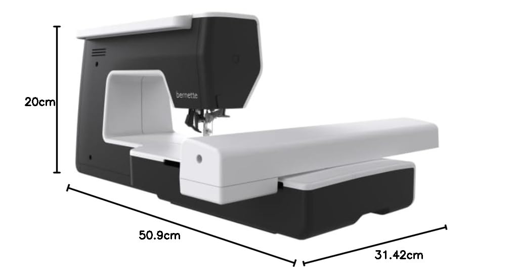 Bernette B79 Computer Näh- und Stickmaschine inkl. 2 Sticksoftware Modulen | für optimale Näh- und Stickergebnisse und hohem Nähkomfort