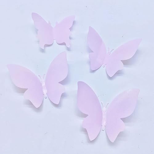 Miniatura 5 de 50 piezas de papel comestible de papel de oblea rosa para cupcakes, mariposas comestibles, feliz cumpleaños, baby shower, decoración de pasteles de