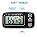 Brifit Fridge Thermometer, Digital Refrigerator Freezer Thermometer with Large LCD Display, Min/Max Function, 3 Support Methods, °C/°F Convertible for Home, Restaurants, Bars (2 Pack)
