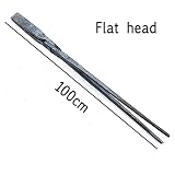 SSCYHT Szczypce do robienia noży szczypce kowalskie 37 cm - 100 cm długości płaskie szczypce kowal ostrza szczypce kowalnica imadło szczypce szczypce kowala dla inżyniera kucharza, 100 cm