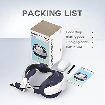 BOBOVR M2 Pro Battery Pack Head Strap Accessories, Compatible with Quest 2,Magnetic Connection and Lightweight Design, Replaceable Hot Swap Power Bank