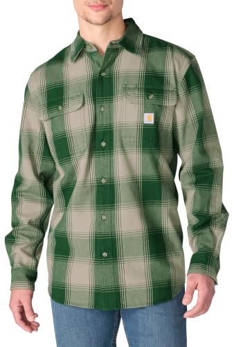 Image of Carhartt Men's Hubbard Loose Ls Plaid Shirt